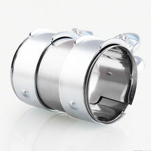 Load image into Gallery viewer, 2.5 inch Car Turbo Exhaust Downpipe Low carbon Stainless Steel Lap Joint Band Clamp, 2.5 inch (Low carbon)