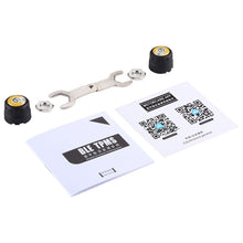 Load image into Gallery viewer, Motorcycle Bluetooth Tire Pressure Monitoring System TPMS Mobile Phone APP Detection 2 External Sensors, TPMS