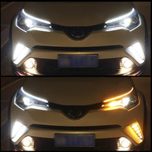 Load image into Gallery viewer, 2 PCS 45cm DC12V 5W Ultra-thin Waterproof Car Auto Double Colors Turn Lights / Running Lights SMD-2835 LED Bulbs (Turn Lights: Yellow Light; Running Lights: Blue Light), 45cm Turn Lights: Yellow Light; Running Lights: White Light                       ...