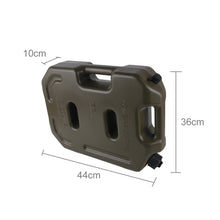 Load image into Gallery viewer, Gasoline Fuel Tanks Plastic 2.6 Gallon 10 Litres Auto Shut Off Fuel Cans Oil Container Emergency Backup