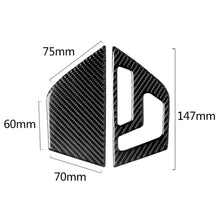 Load image into Gallery viewer, 2 PCS Car Carbon Fiber Left Drive Seat Adjustment Panel Decorative Sticker for Mercedes-Benz W204 2007-2013, Left Drive Seat Adjustment (A)