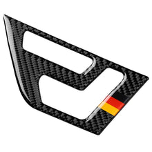 Load image into Gallery viewer, 2 PCS German Flag Car Carbon Fiber Right Drive Seat Adjustment Panel Decorative Sticker for Mercedes-Benz W204 2007-2013, Right Drive Seat Adjustment (A)