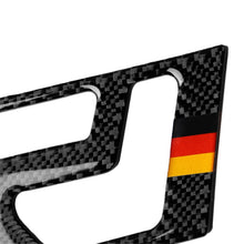 Load image into Gallery viewer, 2 PCS German Flag Car Carbon Fiber Seat Adjustment Panel Decorative Sticker for Mercedes-Benz W204 2007-2013, Seat Adjustment