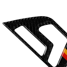 Load image into Gallery viewer, 2 PCS German Flag Car Carbon Fiber Seat Adjustment Panel Decorative Sticker for Mercedes-Benz W204 2007-2013, Seat Adjustment