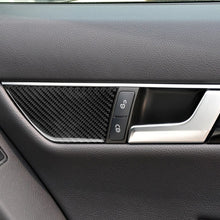 Load image into Gallery viewer, 2 PCS Car Carbon Fiber Seat Adjustment Panel Decorative Sticker for Mercedes-Benz W204 2007-2013, Seat Adjustment (C)