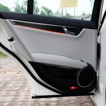Load image into Gallery viewer, 4 PCS Car Carbon Fiber Red Inner Door Panel Decorative Sticker for Mercedes-Benz W204 2007-2013, Red Inner Door Panel