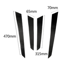 Load image into Gallery viewer, 4 PCS Car Carbon Fiber Inner Door Panel Decorative Sticker for Mercedes-Benz W204 2007-2013, Inner Door Panel