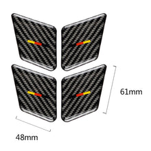Load image into Gallery viewer, 4 PCS Car German Flag Carbon Fiber Door Inner Handle Wrist Panel Decorative Sticker for Mercedes-Benz C Class 2007-2013 / E Class 2009-2016, Door Inner Handle Wrist
