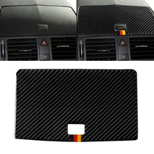 Load image into Gallery viewer, Car German Flag Carbon Fiber Console Navigation Panel Decorative Sticker for Mercedes-Benz W204 C Class 2007-2010, Console Navigation (German Flag)