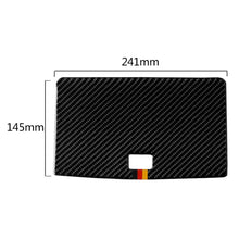 Load image into Gallery viewer, Car German Flag Carbon Fiber Console Navigation Panel Decorative Sticker for Mercedes-Benz W204 C Class 2007-2010, Console Navigation (German Flag)