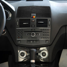 Load image into Gallery viewer, Car German Flag Carbon Fiber Console Navigation Panel Decorative Sticker for Mercedes-Benz W204 C Class 2007-2010, Console Navigation (German Flag)