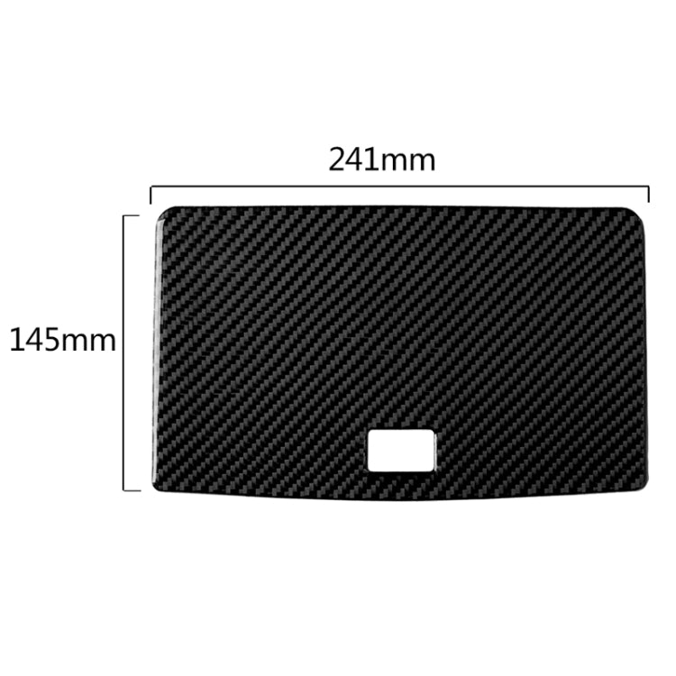 Car Carbon Fiber Console Navigation Panel Decorative Sticker for Mercedes-Benz W204 C Class 2007-2010, Console Navigation