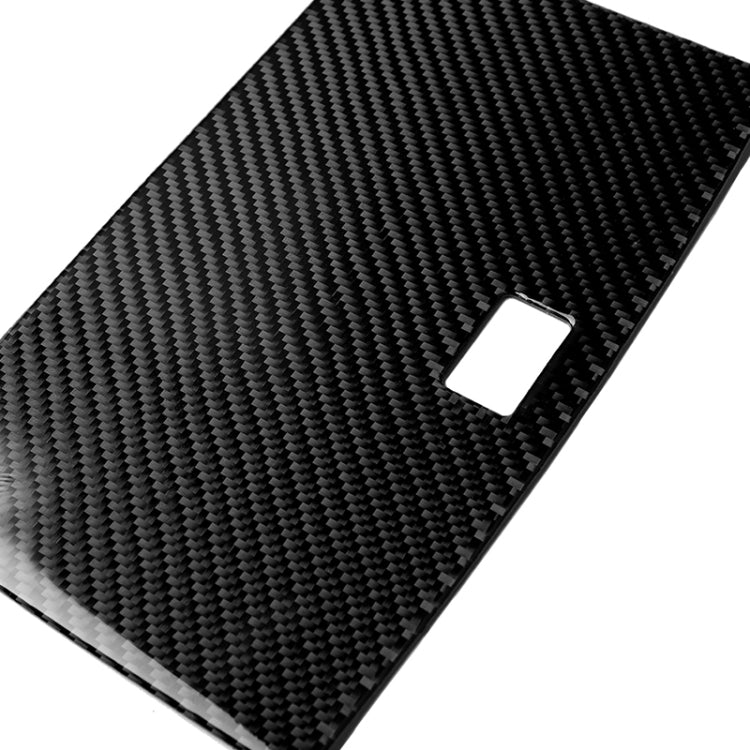 Car Carbon Fiber Console Navigation Panel Decorative Sticker for Mercedes-Benz W204 C Class 2007-2010, Console Navigation