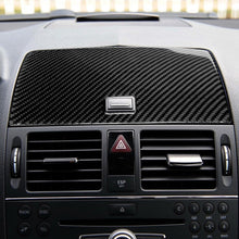 Load image into Gallery viewer, Car Carbon Fiber Console Navigation Panel Decorative Sticker for Mercedes-Benz W204 C Class 2007-2010, Console Navigation