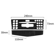 Load image into Gallery viewer, Car Carbon Fiber Center Console Panel Decorative Sticker for Mercedes-Benz W204 C Class 2007-2010, Center Console (A)