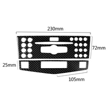 Load image into Gallery viewer, Car Carbon Fiber Center Console Panel Decorative Sticker for Mercedes-Benz W204 C Class 2007-2010, Center Console (B)
