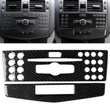 Load image into Gallery viewer, Car Carbon Fiber Center Console Panel Decorative Sticker for Mercedes-Benz W204 C Class 2007-2010, Center Console (C)