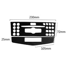 Load image into Gallery viewer, Car Carbon Fiber Center Console Panel Decorative Sticker for Mercedes-Benz W204 C Class 2007-2010, Center Console (C)