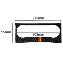 Load image into Gallery viewer, Car German Flag Carbon Fiber Air Conditioning Knob Control Panel Decorative Sticker for Mercedes-Benz W204 C Class 2011-2013, Air Conditioning Knob