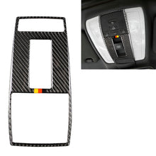 Load image into Gallery viewer, Car German Flag Carbon Fiber Reading Lamp Frame Decorative Sticker for Mercedes-Benz W204 2007-2013 / W212 2010-2012, Reading Lamp Frame (German Flag)