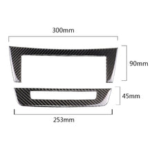 Load image into Gallery viewer, Car Carbon Fiber Central Control CD Panel Decorative Sticker for Mercedes-Benz W204 2011-2013 7-buttons, Central Control CD Panel