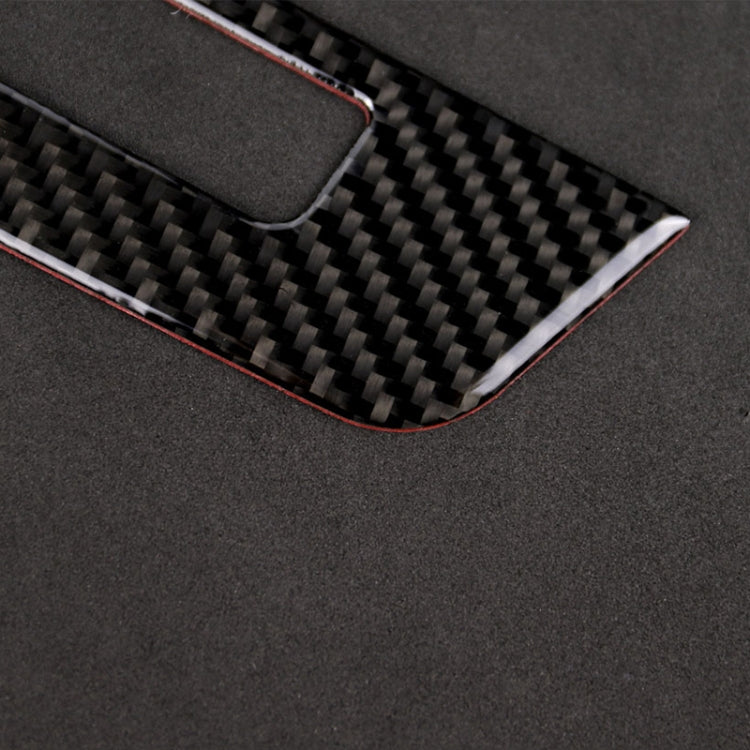 Car Carbon Fiber Central Control CD Panel Decorative Sticker for Mercedes-Benz W204 2011-2013 7-buttons, Central Control CD Panel