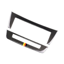 Load image into Gallery viewer, Car German Flag Carbon Fiber Central Control CD Panel Decorative Sticker for Mercedes-Benz W204 2011-2013 7-buttons, Central Control CD Panel (German Flag)