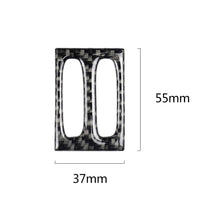 Load image into Gallery viewer, Car Carbon Fiber Intermediate Air Outlet Panel Decorative Sticker for Mercedes-Benz W204 2011-2013, Intermediate Air Outlet