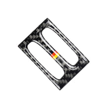 Load image into Gallery viewer, Car German Flag Carbon Fiber Intermediate Air Outlet Panel Decorative Sticker for Mercedes-Benz W204 2011-2013, Intermediate Air Outlet (German Flag)