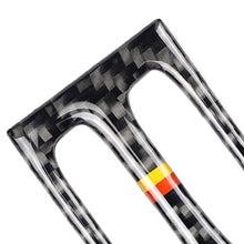 Load image into Gallery viewer, Car German Flag Carbon Fiber Intermediate Air Outlet Panel Decorative Sticker for Mercedes-Benz W204 2011-2013, Intermediate Air Outlet (German Flag)