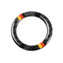 Load image into Gallery viewer, Car German Flag Carbon Fiber Air Outlet Ring + Intermediate Air Outlet + Side Air Outlet Panel Decorative Sticker for Mercedes-Benz W204 207-2010, Air Outlet (German Flag)