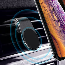 Load image into Gallery viewer, Car Metal Magnetic Air Outlet Mobile Phone Holder Bracket, Air Outlet Mobile Phone Holder