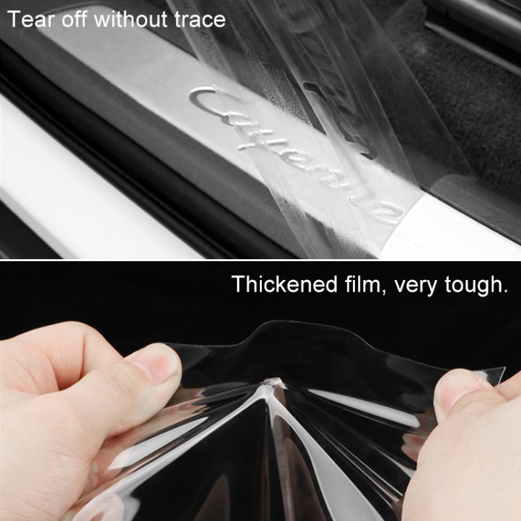 Universal Car Door Invisible Anti-collision Strip Protection Guards Trims Stickers Tape, Size: 7cm x 5m, Size: 7cm x 5m
