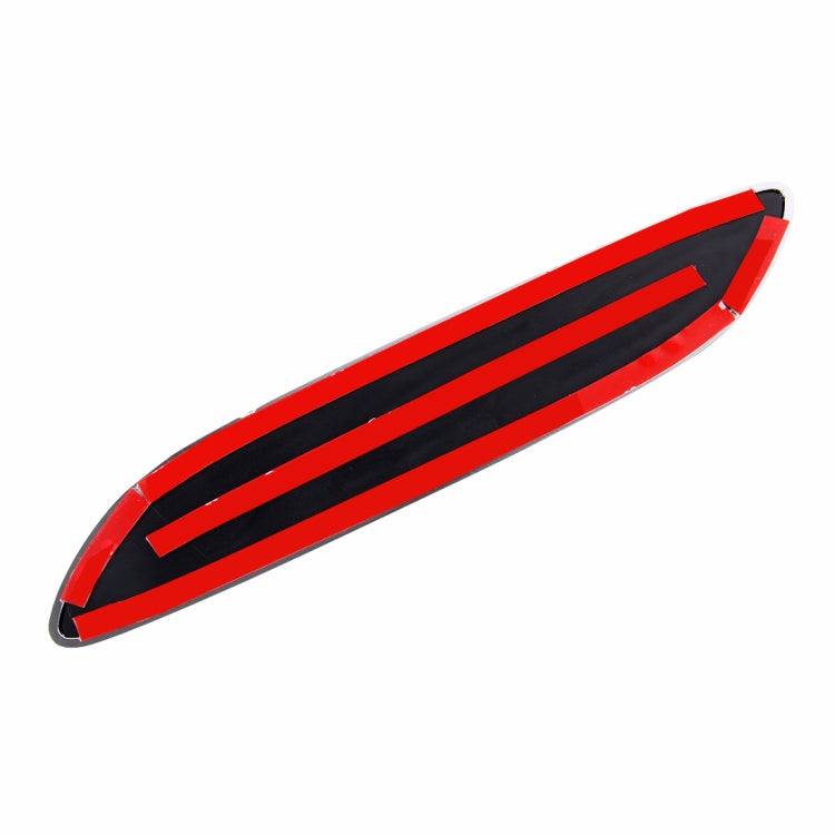 2PCS V-623 JDM Style Plastic Decorative Air Flow Intake Turbo Bonnet Hood Side Vent Cover With Self-adhesive Stick, V-623