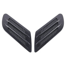 Load image into Gallery viewer, 2 PCS Euro Style Plastic Decorative Air Flow Intake Turbo Bonnet Hood Side Vent Grille Cover With Self-adhesive Sticker