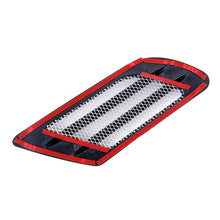 Load image into Gallery viewer, 2 PCS Euro Style Metal Decorative Air Flow Intake Turbo Bonnet Hood Side Vent Grille Cover with Self-adhesive Sticker