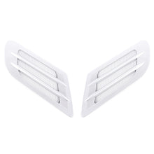 Load image into Gallery viewer, 2 PCS Euro Style Metal Decorative Air Flow Intake Turbo Bonnet Hood Side Vent Grille Cover with Self-adhesive Sticker