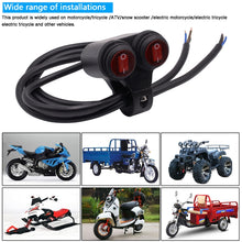 Load image into Gallery viewer, Motorcycle Headlight Auxiliary Light Waterproof Aluminum Alloy Double Flash Switches with Indicator Light, Double Flash