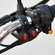 Load image into Gallery viewer, Motorcycle Headlight Auxiliary Light Waterproof Aluminum Alloy Double Flash Switches with Indicator Light, Double Flash