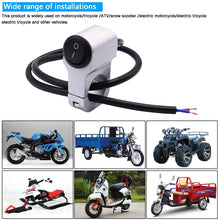 Load image into Gallery viewer, Motorcycle Headlight Auxiliary Light Aluminum Alloy Switches with Lock, Headlight Auxiliary Switches