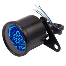 Load image into Gallery viewer, Motorcycle Multi-functional Modification Instrumentation Motorcycle Odometer Speedometer Tachometer Oil Gauge, Black, Speedometer Tachometer