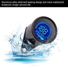 Load image into Gallery viewer, Motorcycle Multi-functional Modification Instrumentation Motorcycle Odometer Speedometer Tachometer Oil Gauge, Black, Speedometer Tachometer