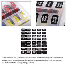 Load image into Gallery viewer, 1 in 8 Out Fuse Box Screw Terminal Section Fuse Holder Kits with LED Warning Indicator for Auto Car Truck Boat, 1 in 8 Out (Screw Terminal Section)