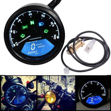 Load image into Gallery viewer, Motorcycle LCD Digital Tachometer Speedometer Odometer Gauge, CS-363