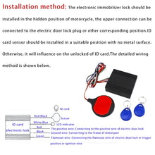 Load image into Gallery viewer, Motorcycle Modified Anti-Theft Device ID Card Induction Invisible Built-in Lock Smart IC Card Sensing Built-in Lock, Built-in Lock