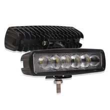 Load image into Gallery viewer, 6 inch 18W 6000K IP68 8D Car Boat Marine Work Lights Spotlight LED Bulbs, DC 10-30V, 18W