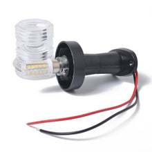 Load image into Gallery viewer, DC 12V 3W Marine Boat Yacht Stern Anchor LED Navigation Pedestal Light All Round 360 Degree White Light, LED Navigation Pedestal Light  White Light