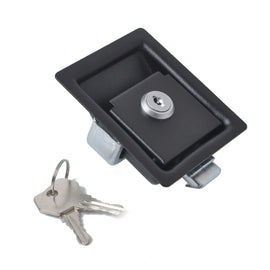 Black Paddle Entry Door Latch & Keys Tool Box for Trailer / Yacht / Truck, A1215-01
