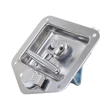 Load image into Gallery viewer, Folding T Handle Lock Stainless Steel Flush Mount Tool Box for Trailer / Yacht / Truck, A1218-01