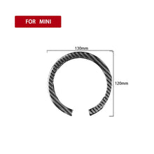 Load image into Gallery viewer, Car Steering Wheel R Chassis Carbon Fiber Decorative Sticker for BMW MINI R55 / R56 / Countryman R60 / Paceman R61, Steering Wheel R Chassis